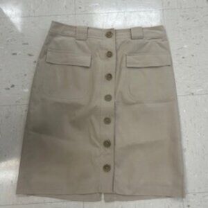 Brooks Brothers khaki skirt, size 6P